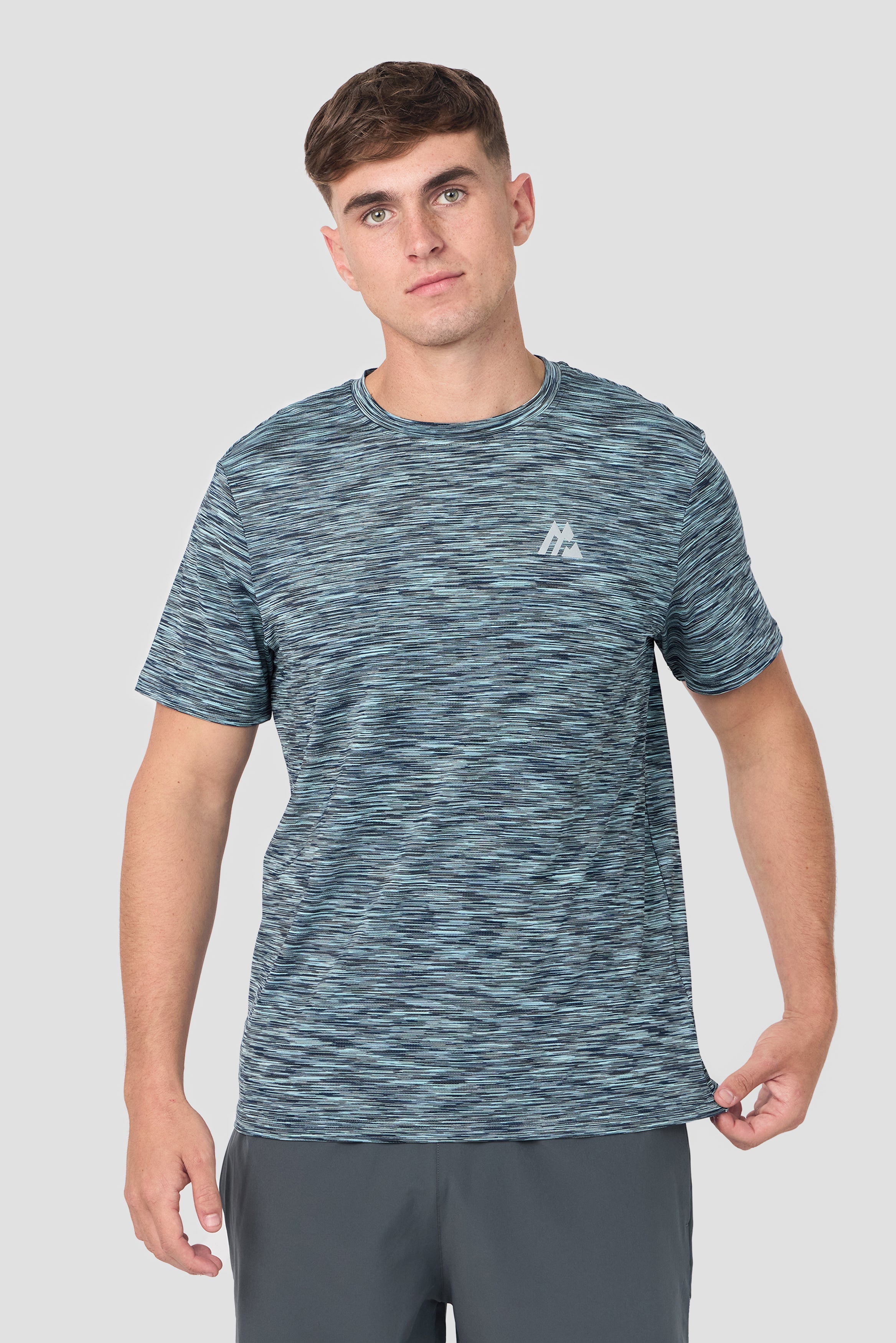 Montirex Trail T-Shirt – Grey, Blue, Navy