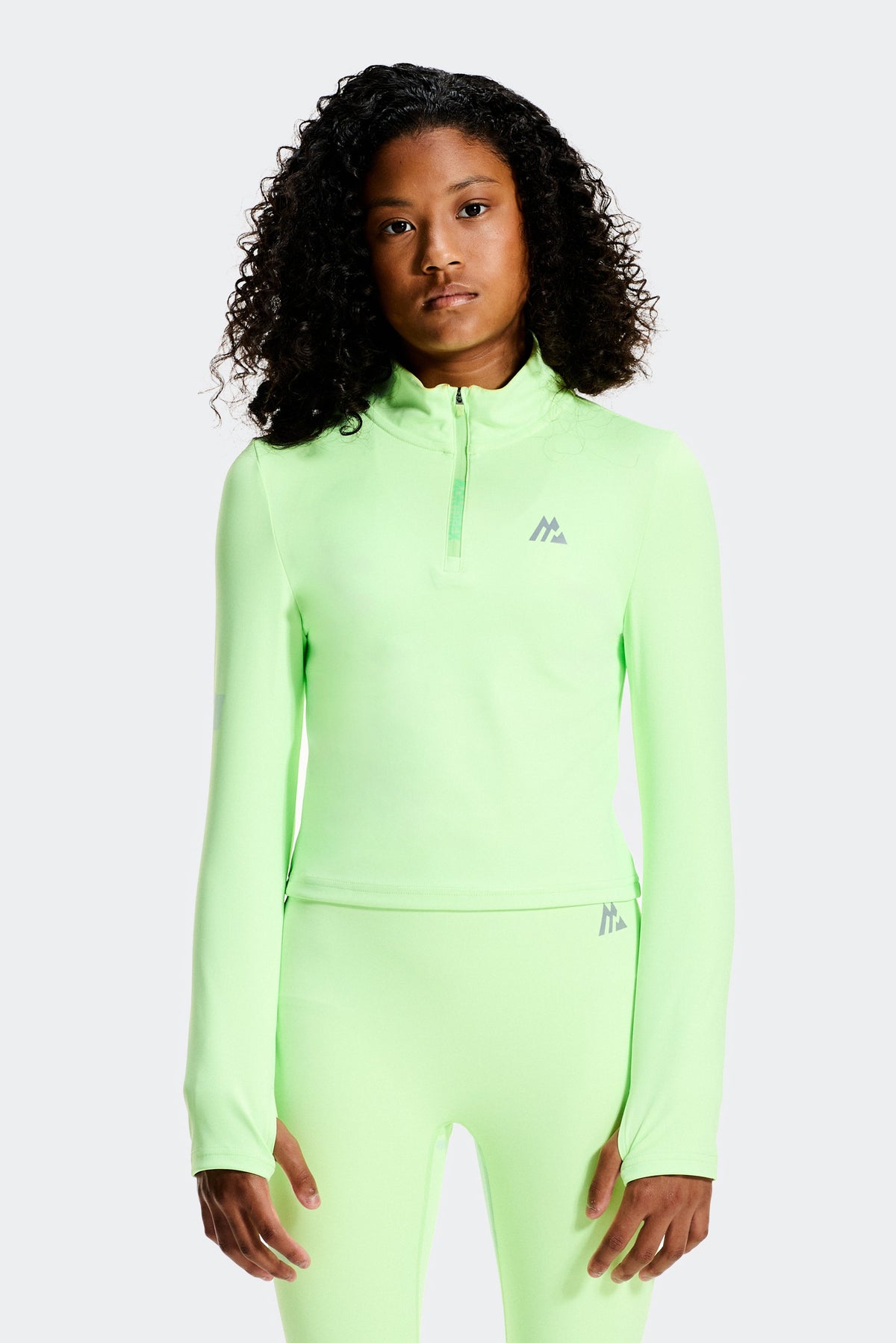 Montirex Girls' Icon 1/4 Zip - Iced Matcha
