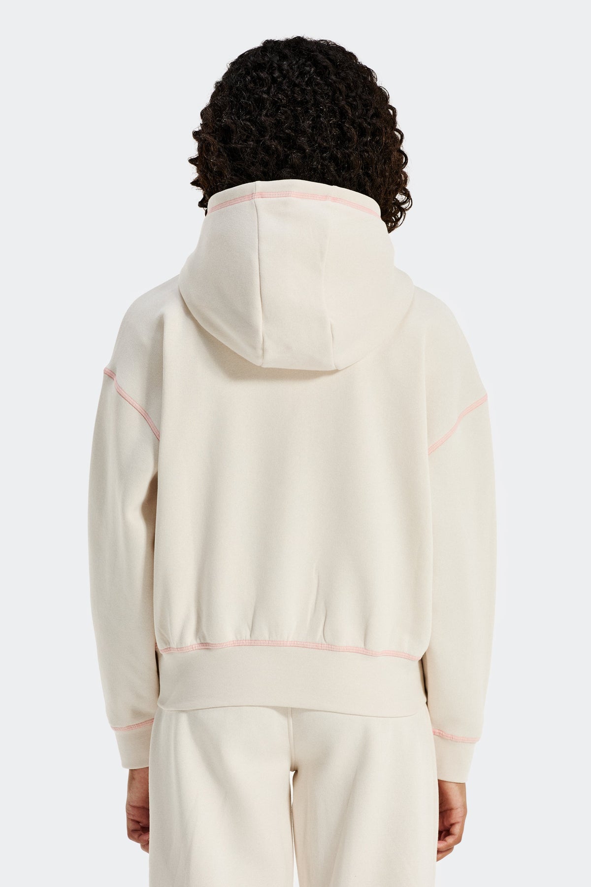 Montirex Girls' Highlight Zip Up Hood - Coconut Milk