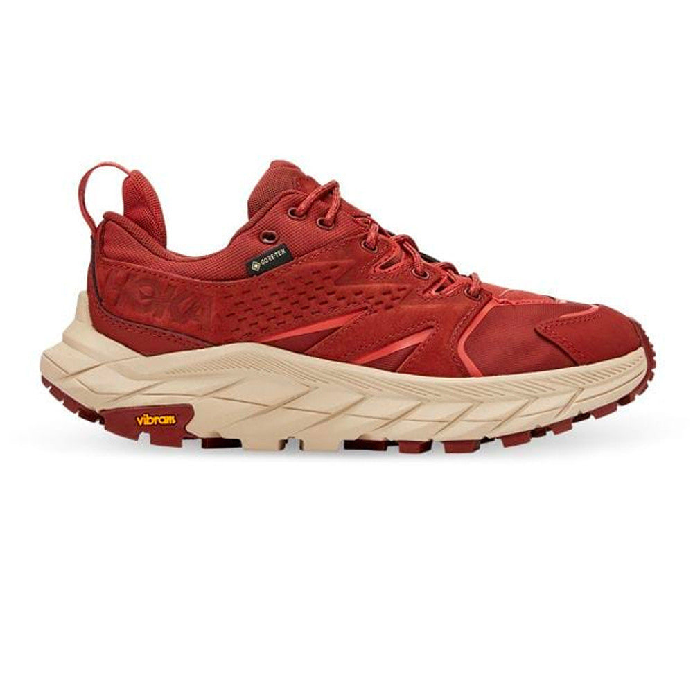 HOKA Anacapa Low GORE-TEX Women's Walking Shoes - Cherry Mahogany Hot Sauce