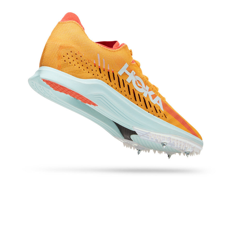HOKA Cielo X LD Men's Running Spikes - Radiant Yellow/Camellia