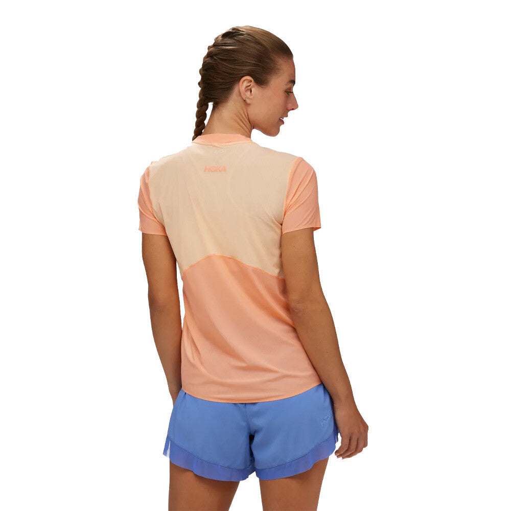 HOKA Airolite Women's Running T-Shirt - Papaya