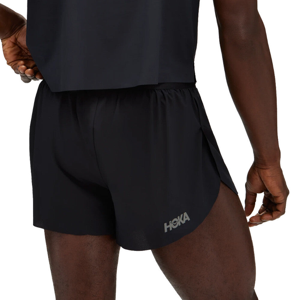 HOKA Men's Race Day Split Running Shorts - Black