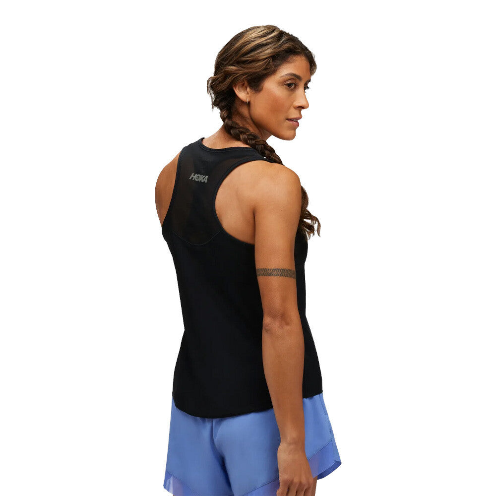 HOKA Airolite Women's Running T-Shirt - Black (2)