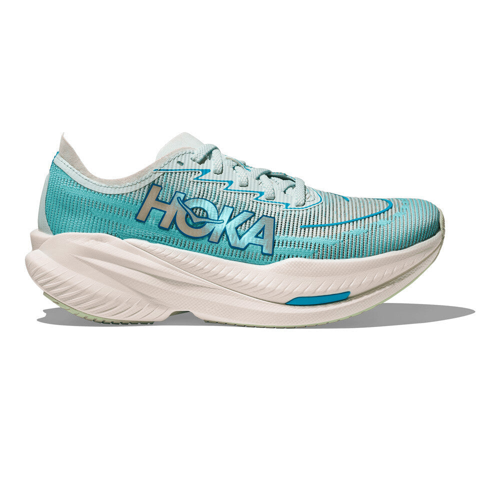HOKA Mach X 2 Women's Running Shoes - Snow Melt/Blue Spark