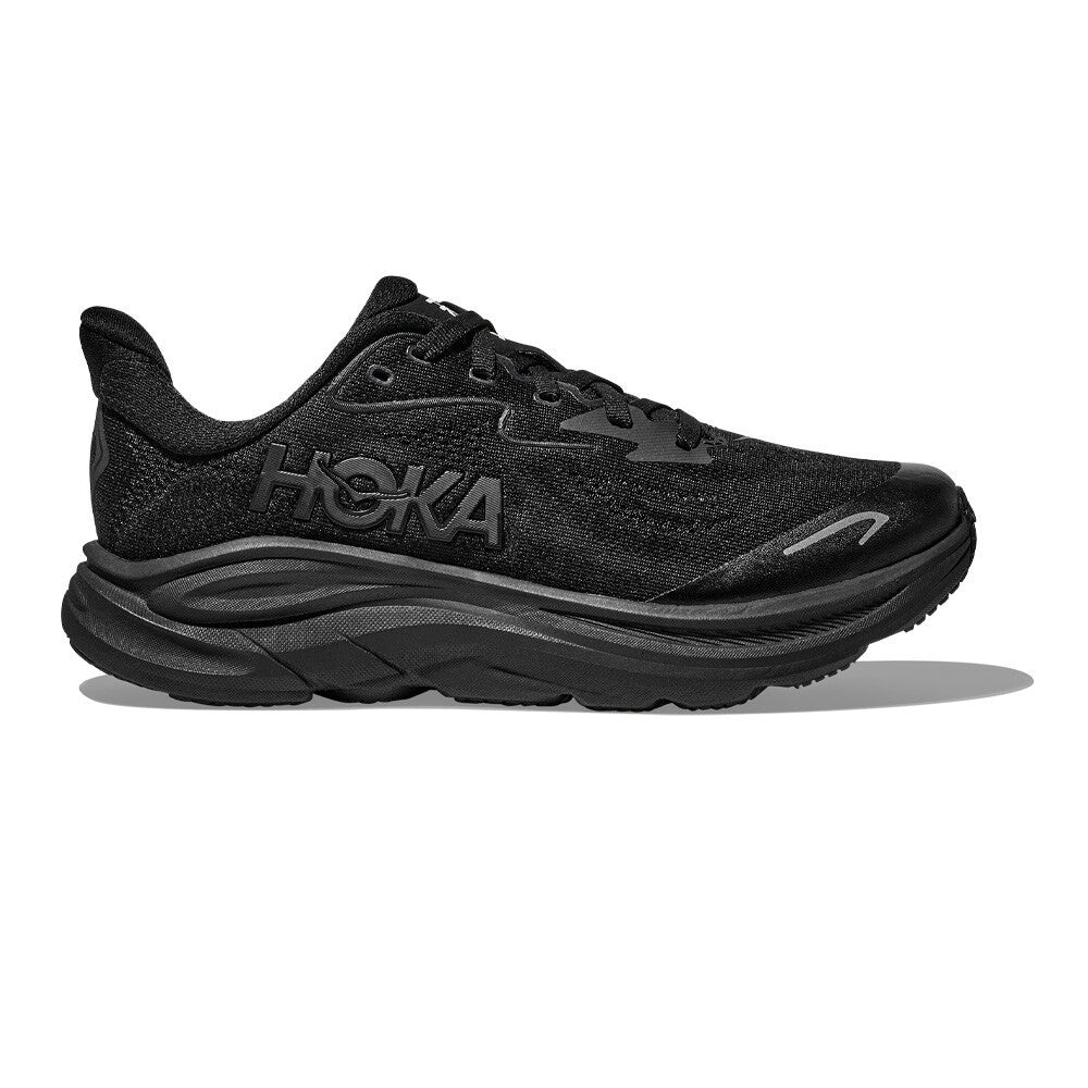 HOKA Junior Clifton 10 Running Shoes - Black (HOK3135)