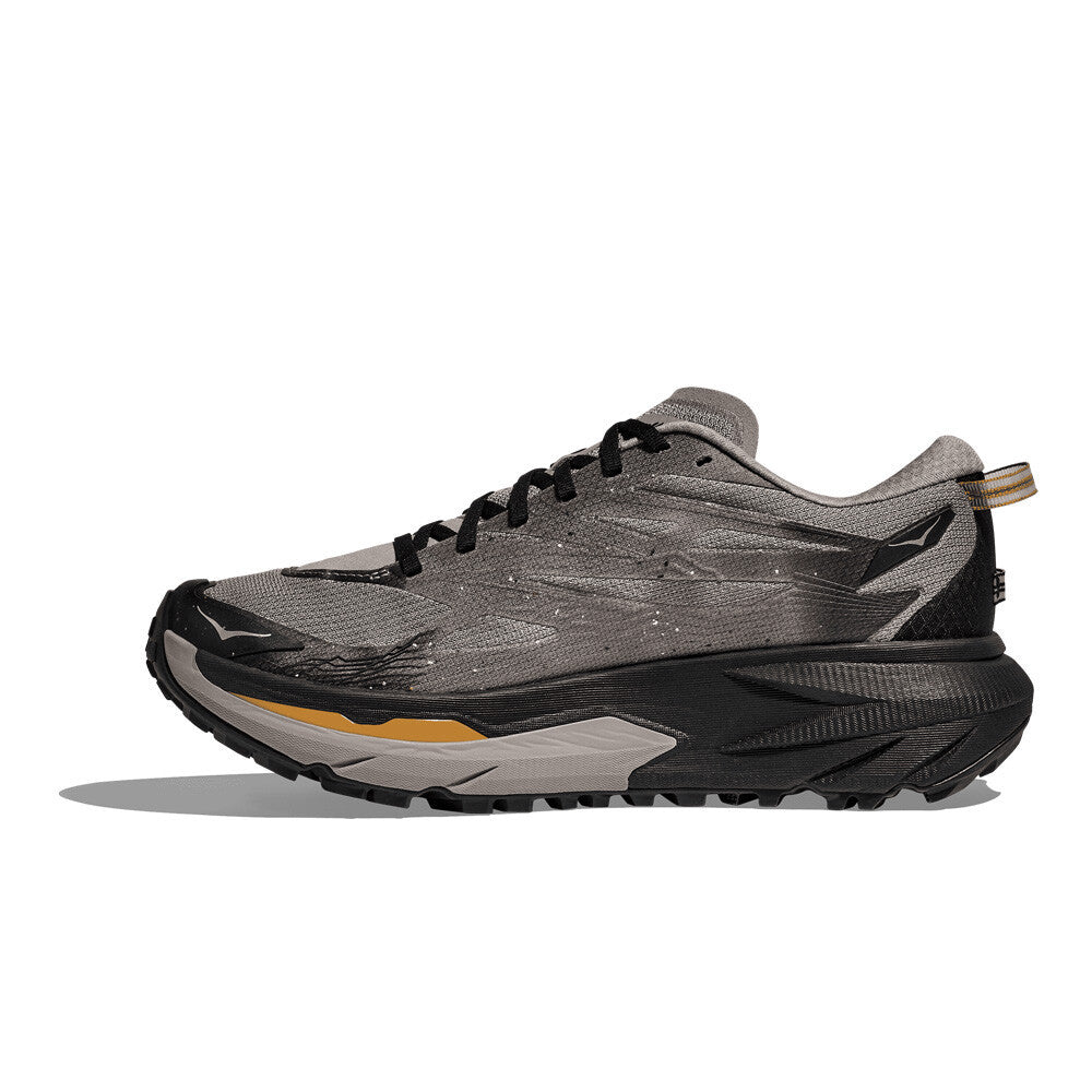 HOKA Mafate 5 Men's Trail Running Shoes - Cement/Black