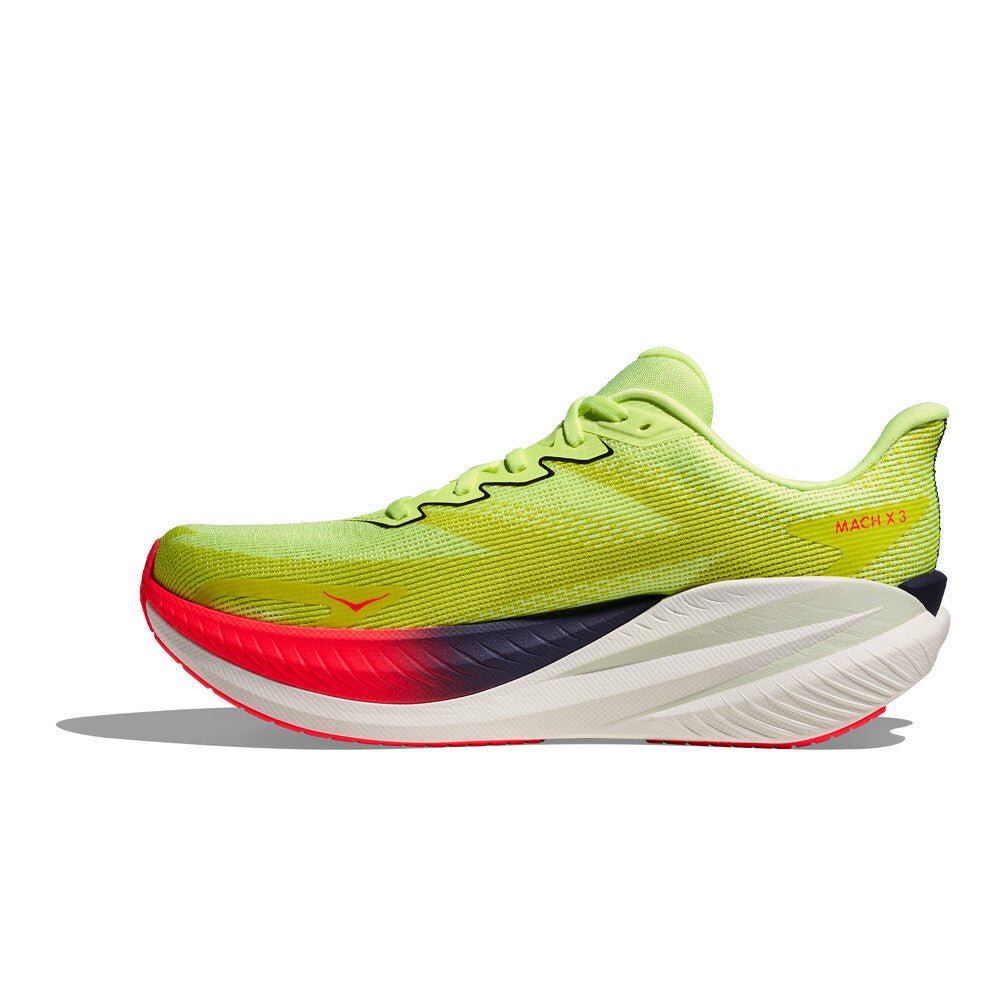 HOKA Mach X 3 Men's Running Shoes - Neon Yuzu/Squid Ink