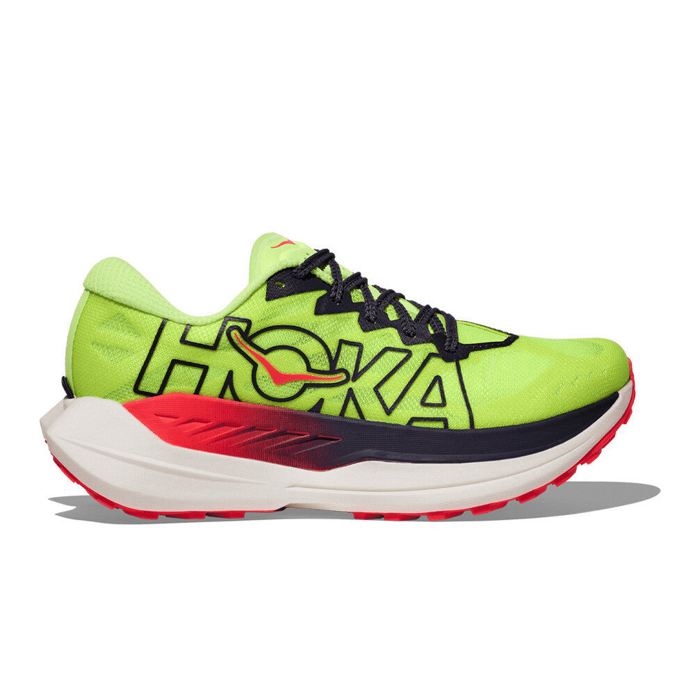 HOKA Rocket X Women's Trail Running Shoes - Neon Yuzu/Neon Flame