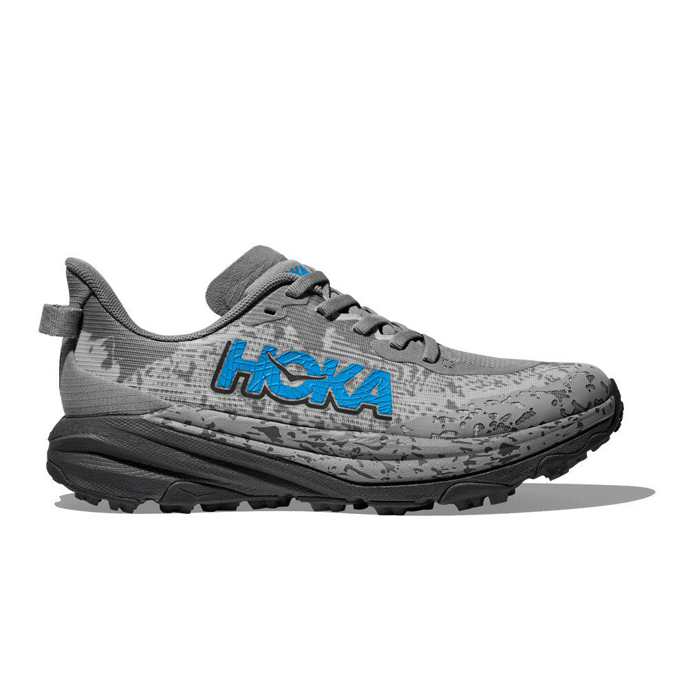 HOKA Junior Speedgoat 6 Running Shoes - Galactic Grey/Hoka Blue