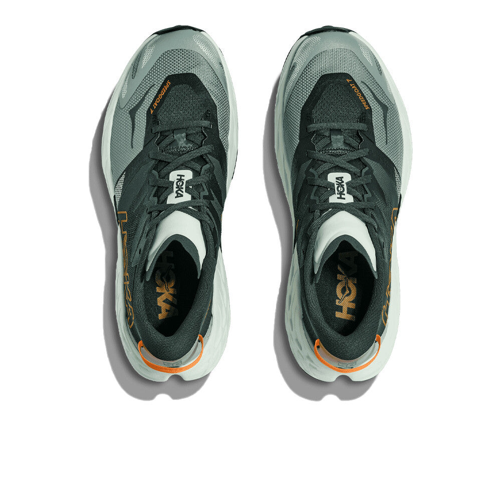 HOKA Speedgoat 7 Men's Trail Running Shoes - Bay Leaf/Sea Glass