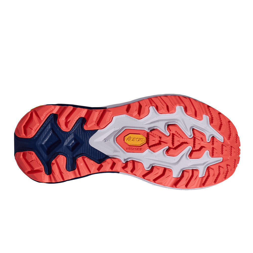 HOKA Mafate 5 Women's Trail Running Shoes - Midnight Blue/Starlight Glow