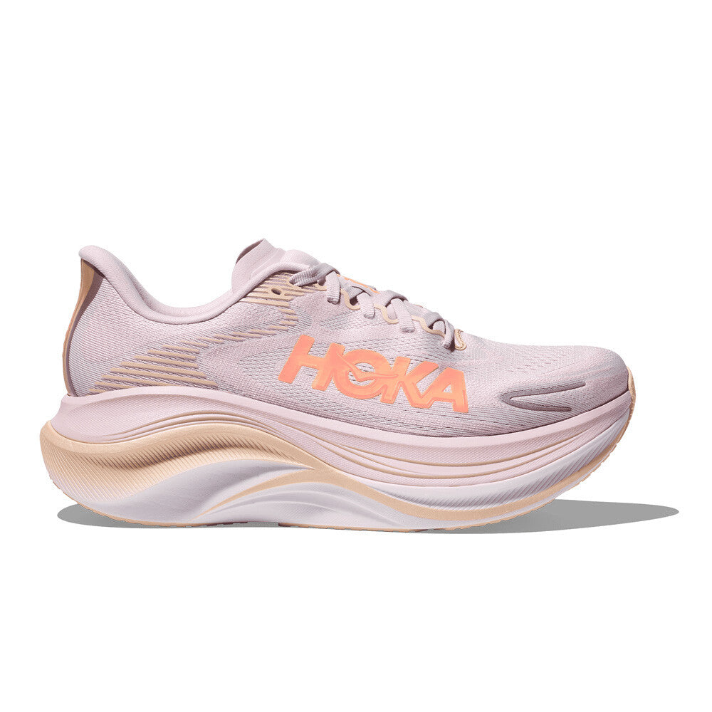 HOKA Skyward X 2 Women's Running Shoes - Lilac Cream/Tangerine Glow