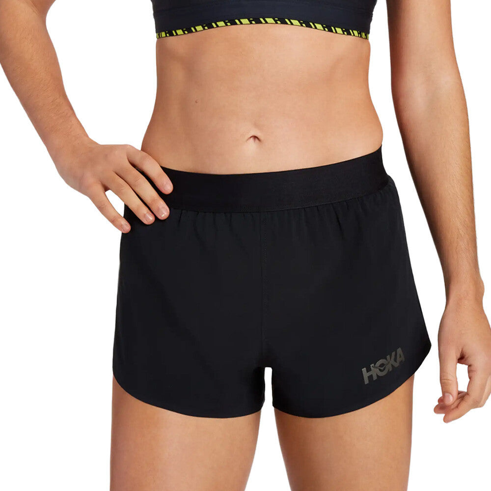 HOKA Women's Split Shorts - Black