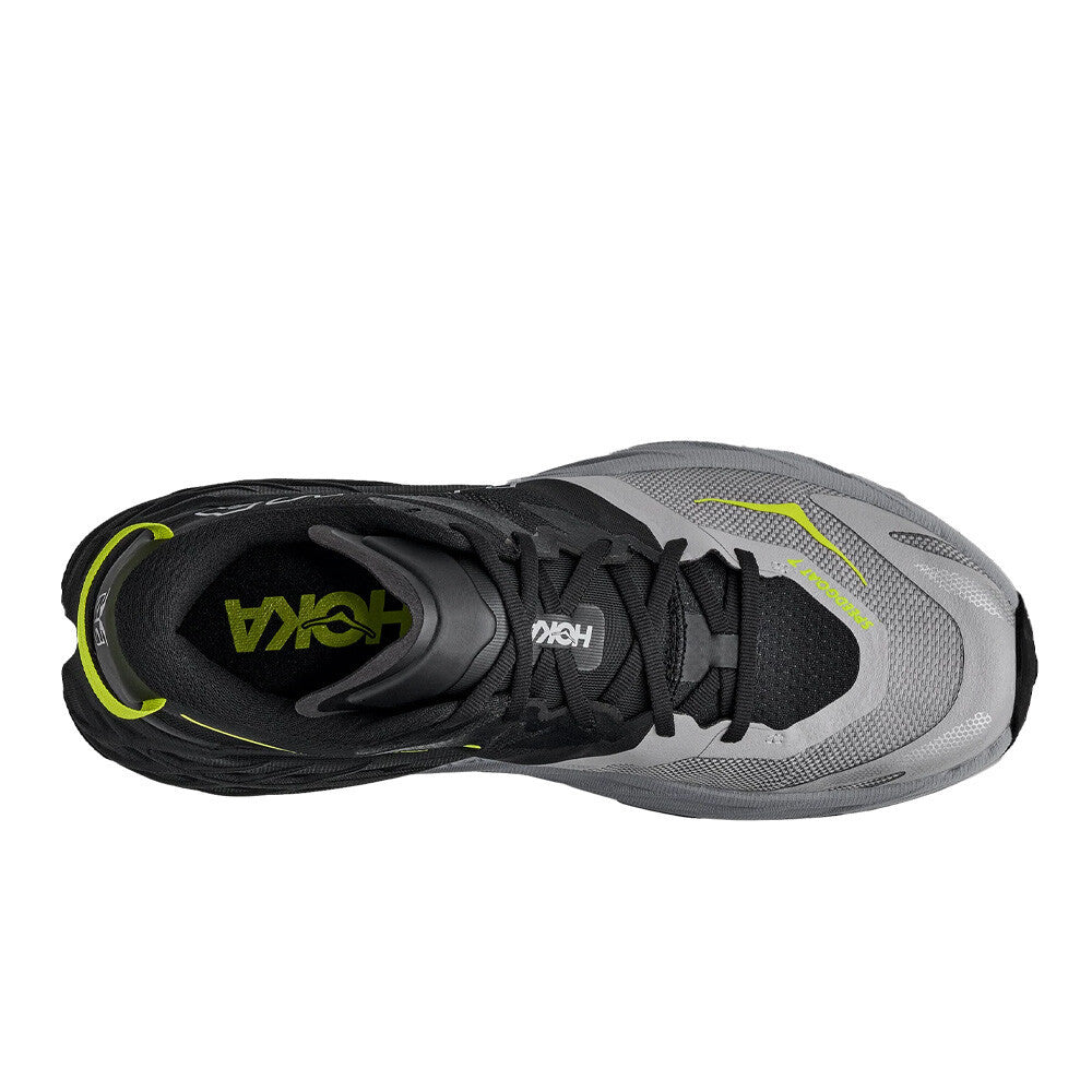 HOKA Speedgoat 7 Men's Trail Running Shoes - Black/Stellar Grey