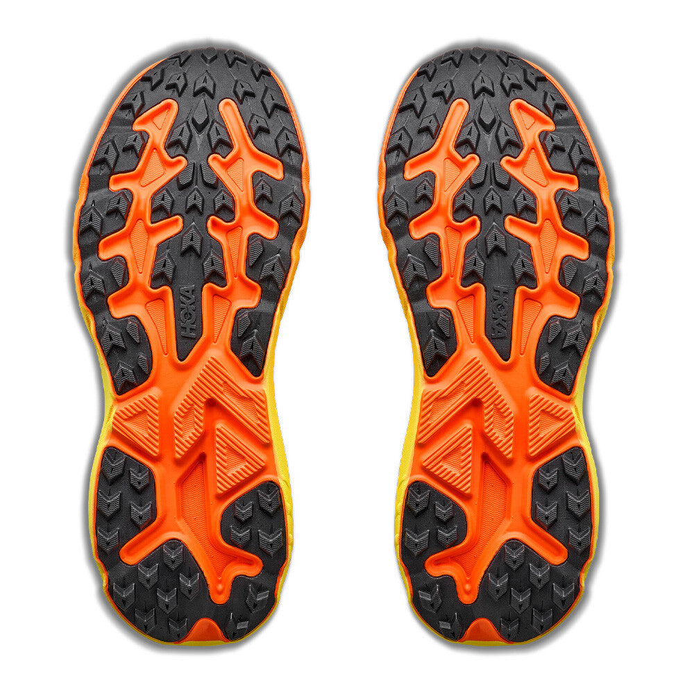HOKA Challenger 8 Men's Trail Running Shoes - Neon Tangerine/Citrus