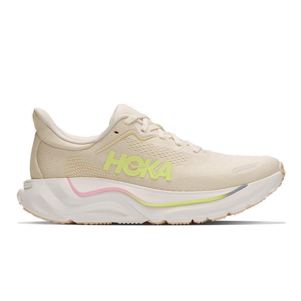 HOKA Arahi 9 Women's Running Shoes - Vintage Yellow/Alabaster