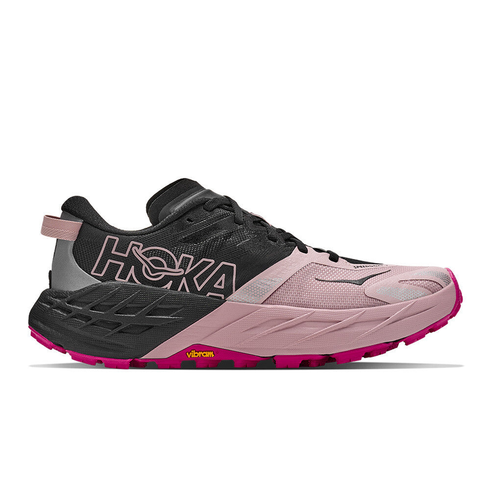 HOKA Speedgoat 7 Women's Trail Running Shoes - Black/Pink