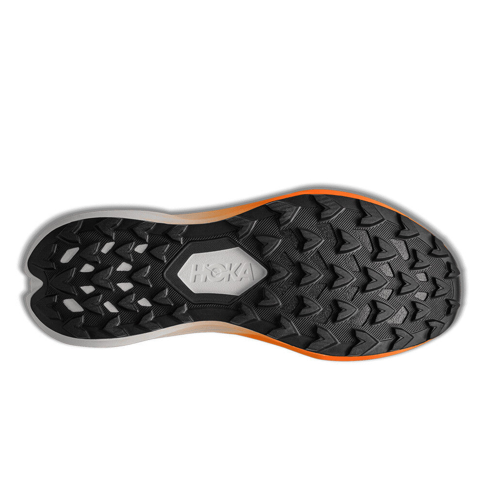 HOKA Zinal 3 Women's Trail Running Shoes - Frost/Neon Tangerine