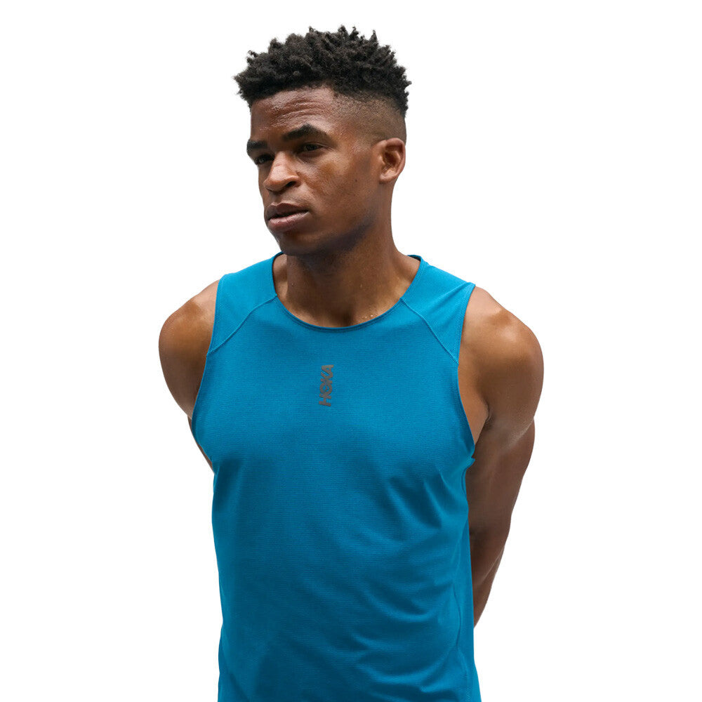 HOKA EveryRun Men's Vest - Night Glow Blue