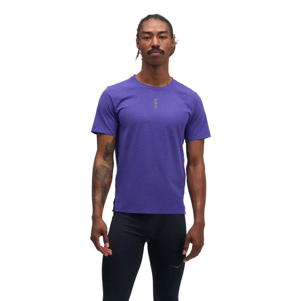 HOKA EveryRun Men's T-Shirt - Cosmic Purple