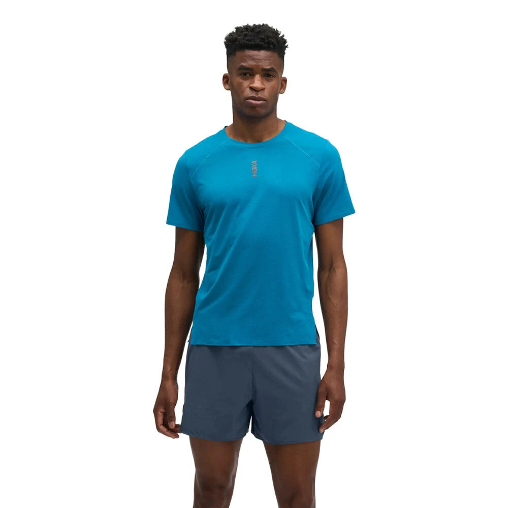 HOKA EveryRun Men's T-Shirt - Night Glow Blue