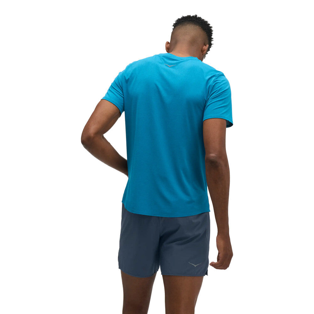 HOKA EveryRun Men's T-Shirt - Night Glow Blue