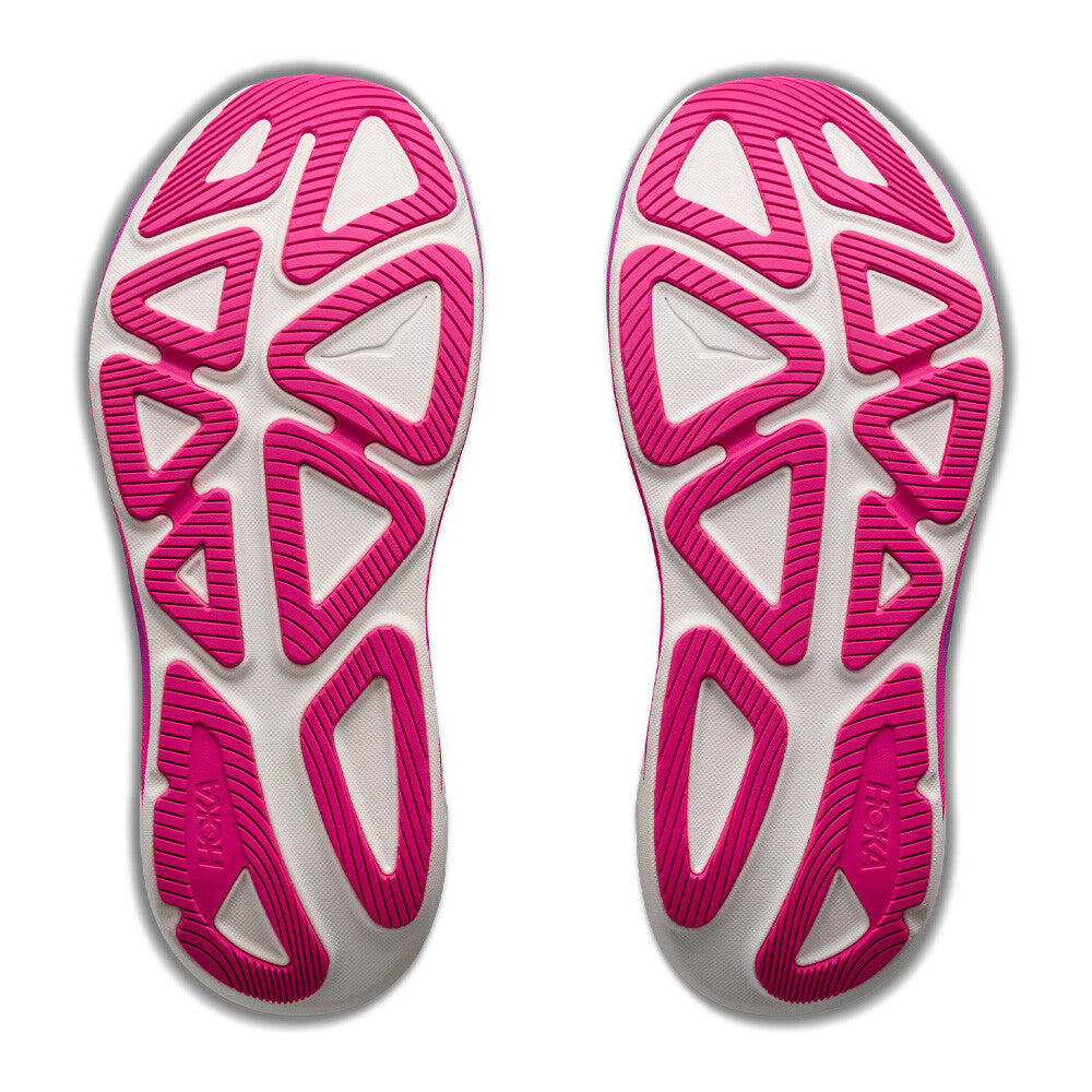 HOKA Clifton Pro Women's Running Shoes - Carbon Black/Cosmic Purple