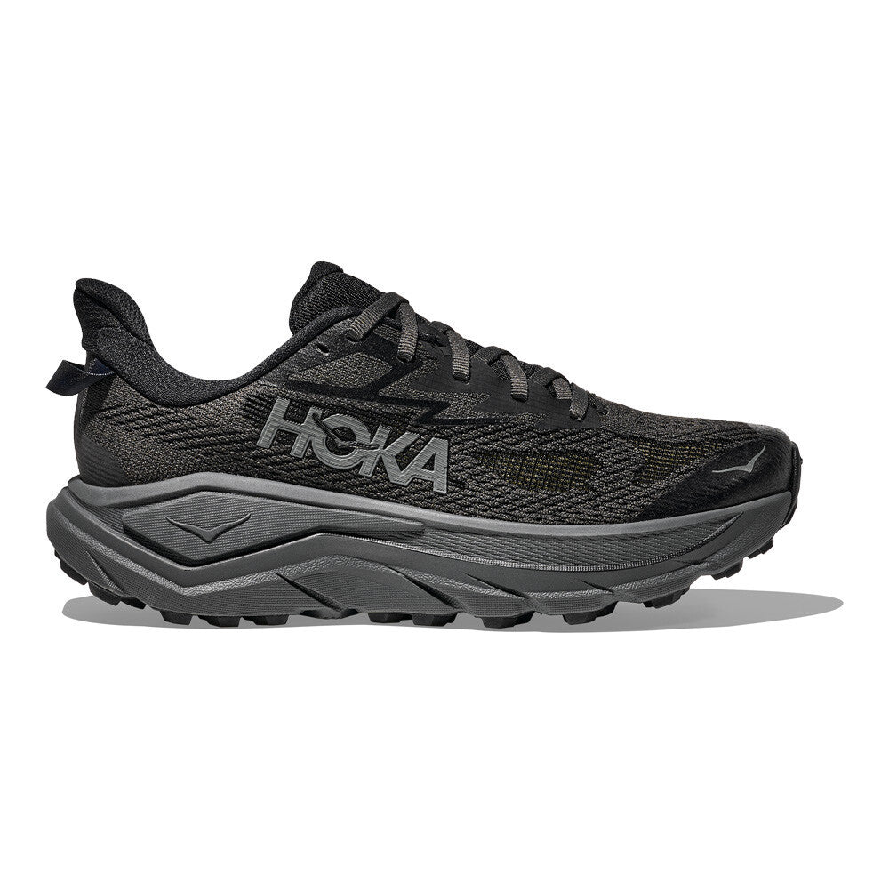 HOKA Challenger 8 Women's Trail Running Shoes (D Width) - Black/Outer Orbit