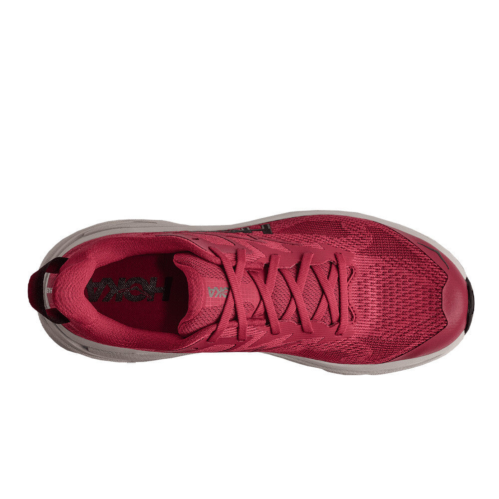 HOKA Challenger 8 Men's Trail Running Shoes - Red Agate/River Rock Grey