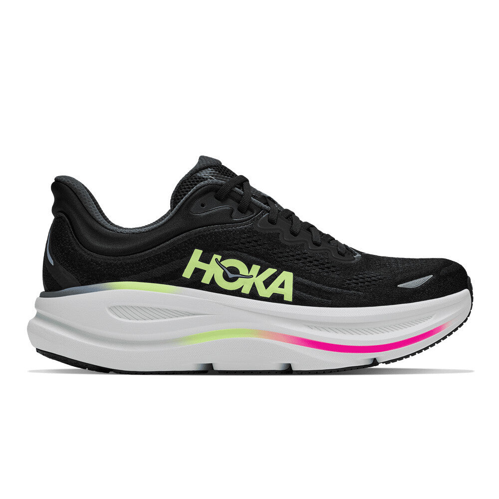 HOKA Bondi 9 Men's Running Shoes - Black/Navy
