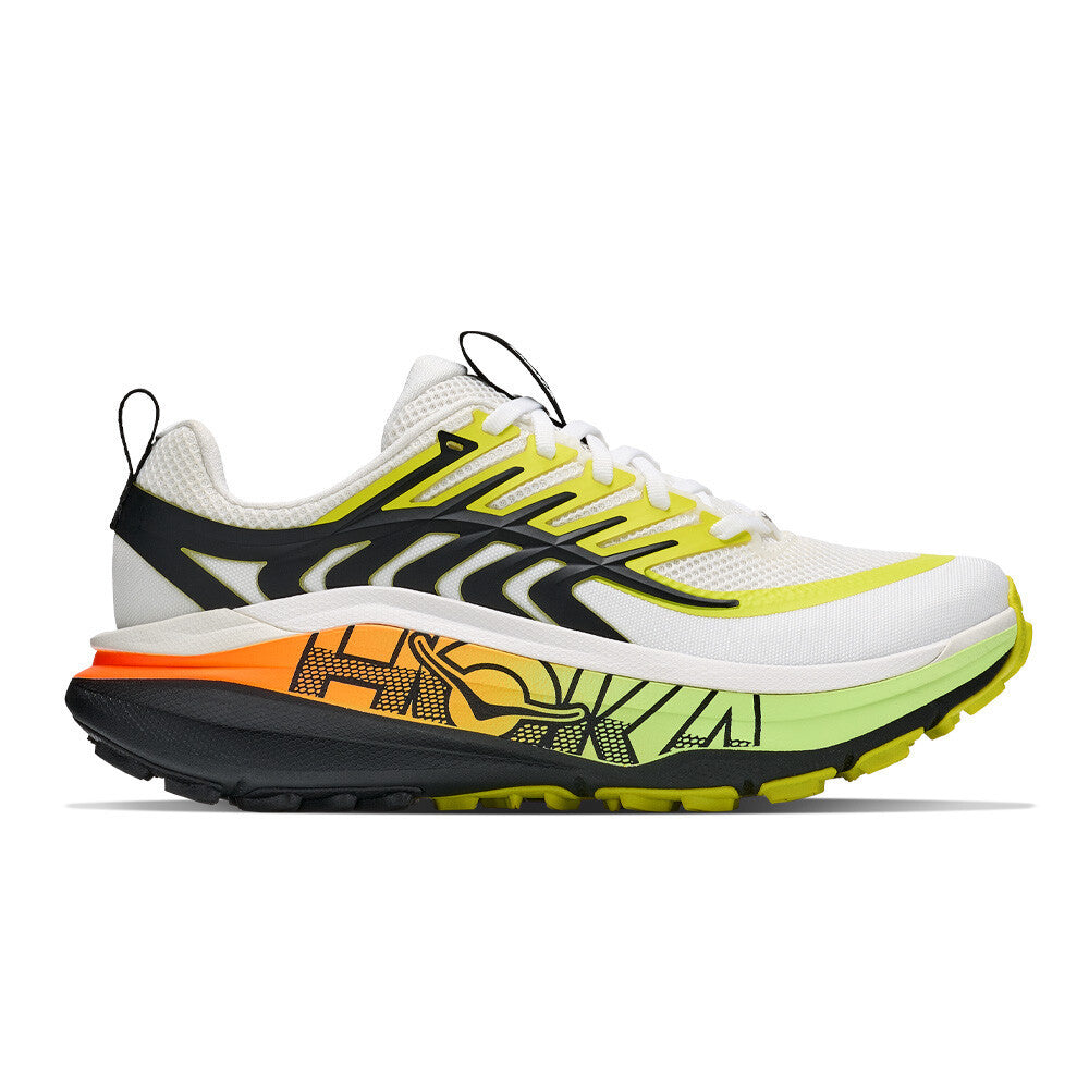 HOKA Stinson 8 Men's Trail Running Shoes - Frost/Black