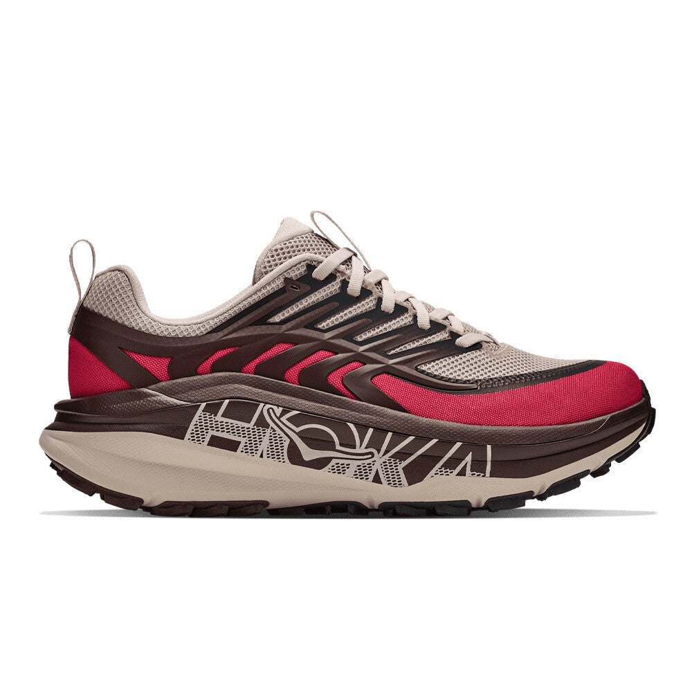 HOKA Stinson 8 Men's Trail Running Shoes - River Rock Grey/Spiced Chocolate