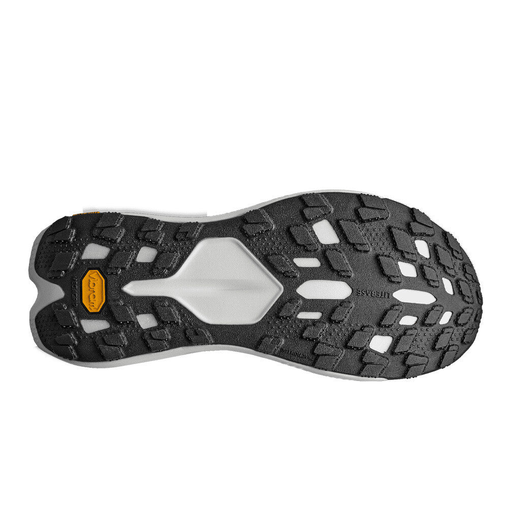 HOKA Tecton X 4 Women's Trail Running Shoes - Frost/Neon Tangerine