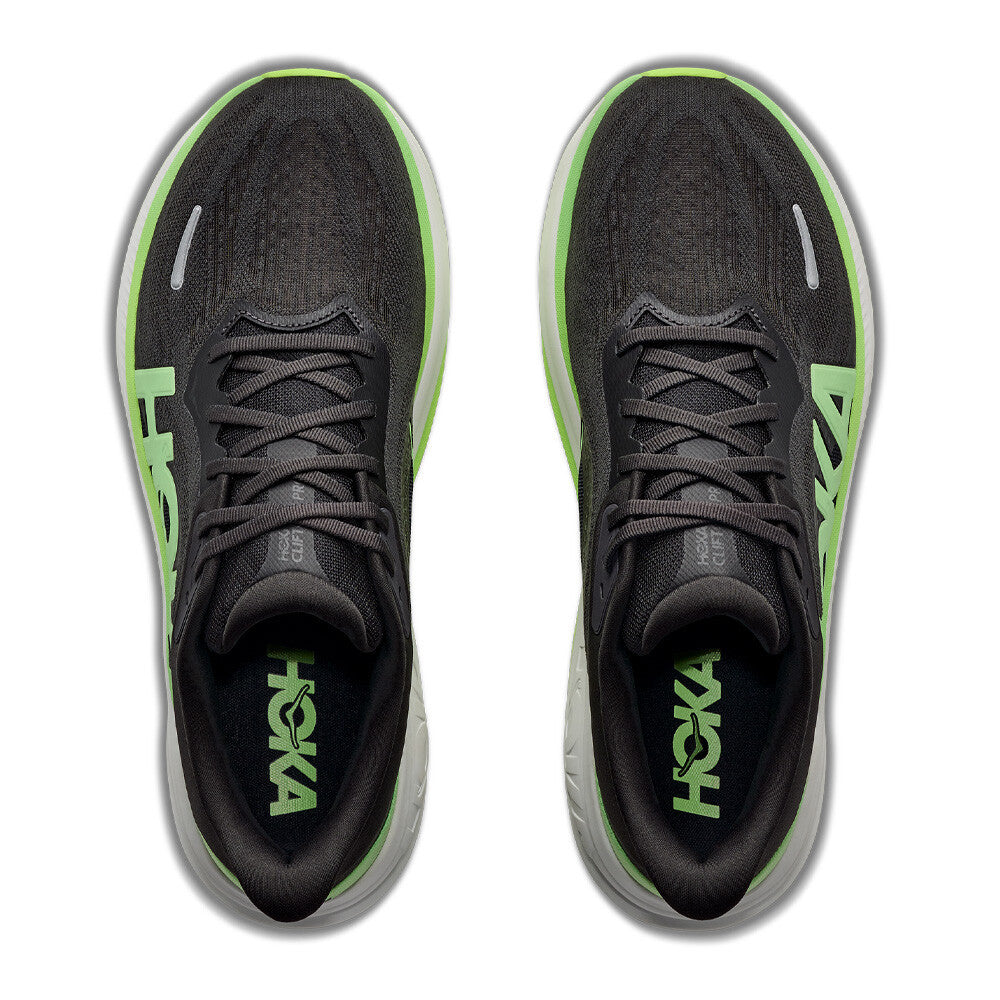 HOKA Clifton Pro Men's Running Shoes - Carbon Black/Tart Apple