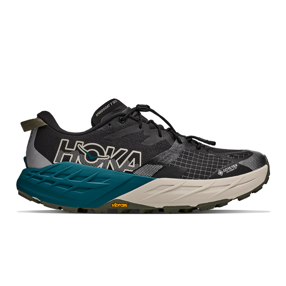 HOKA Speedgoat 7 GORE-TEX Men's Trail Running Shoes - Tidal Wave/River Rock Grey