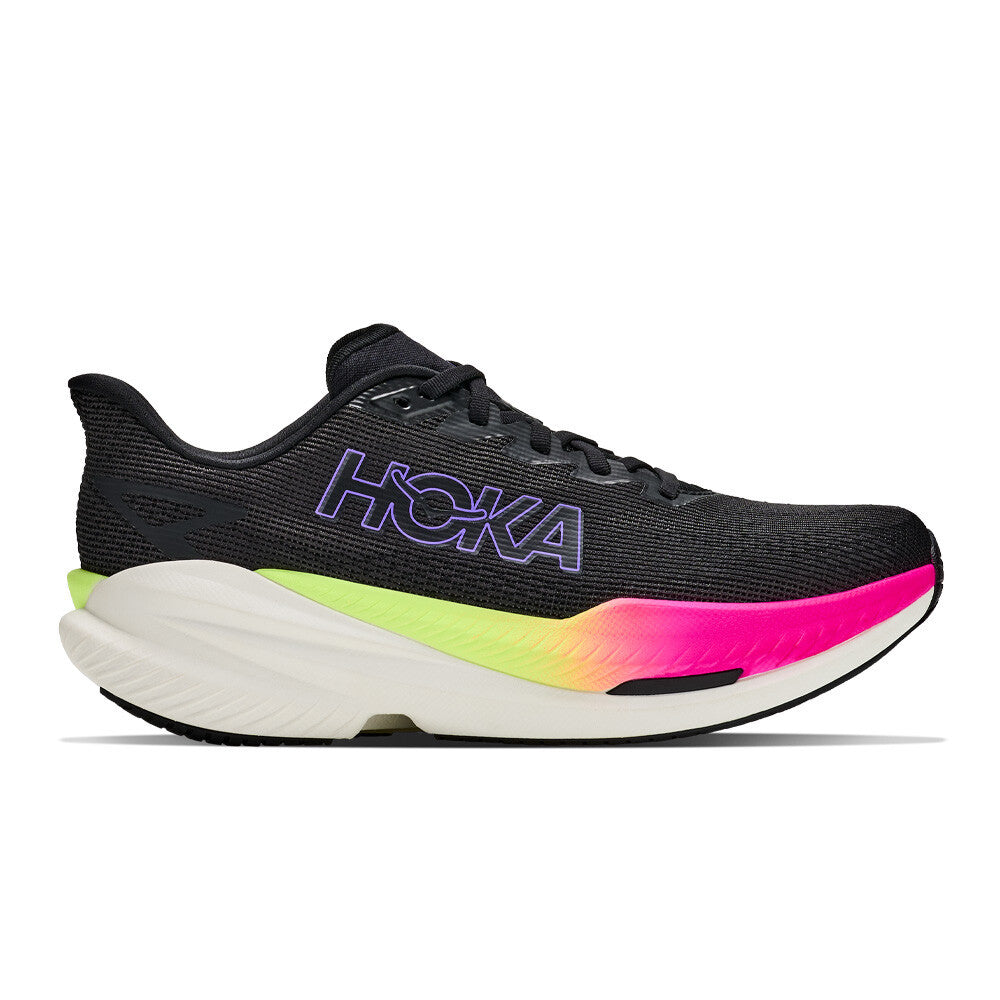 HOKA Mach X 3 Men's Running Shoes - Black/Neon Nebula