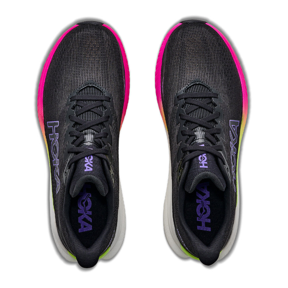 HOKA Mach X 3 Men's Running Shoes - Black/Neon Nebula