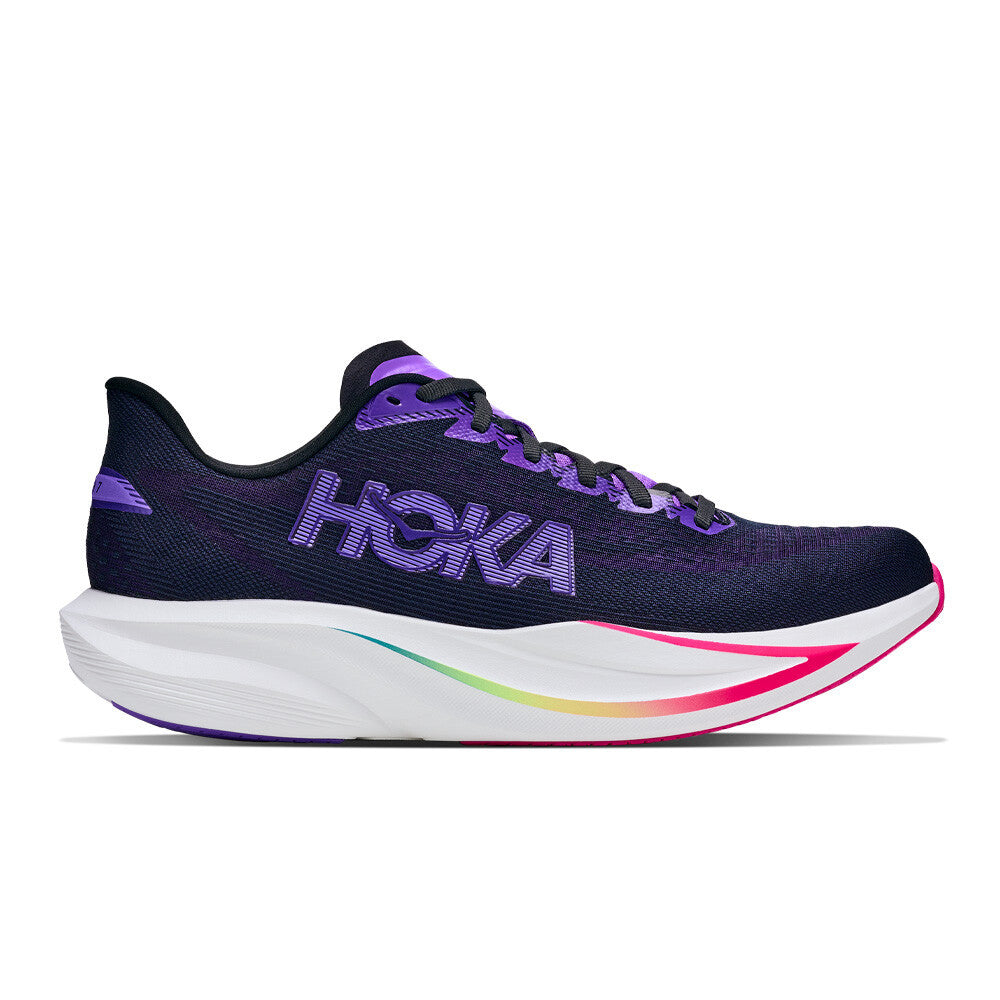 HOKA Mach 7 Men's Running Shoes - Carbon Black/Cosmic Purple