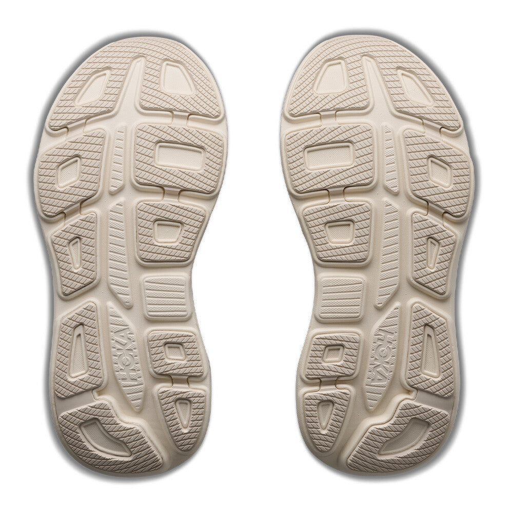 HOKA Bondi 9 GLM Women's Running Shoes - Alabaster/Mineral Blue