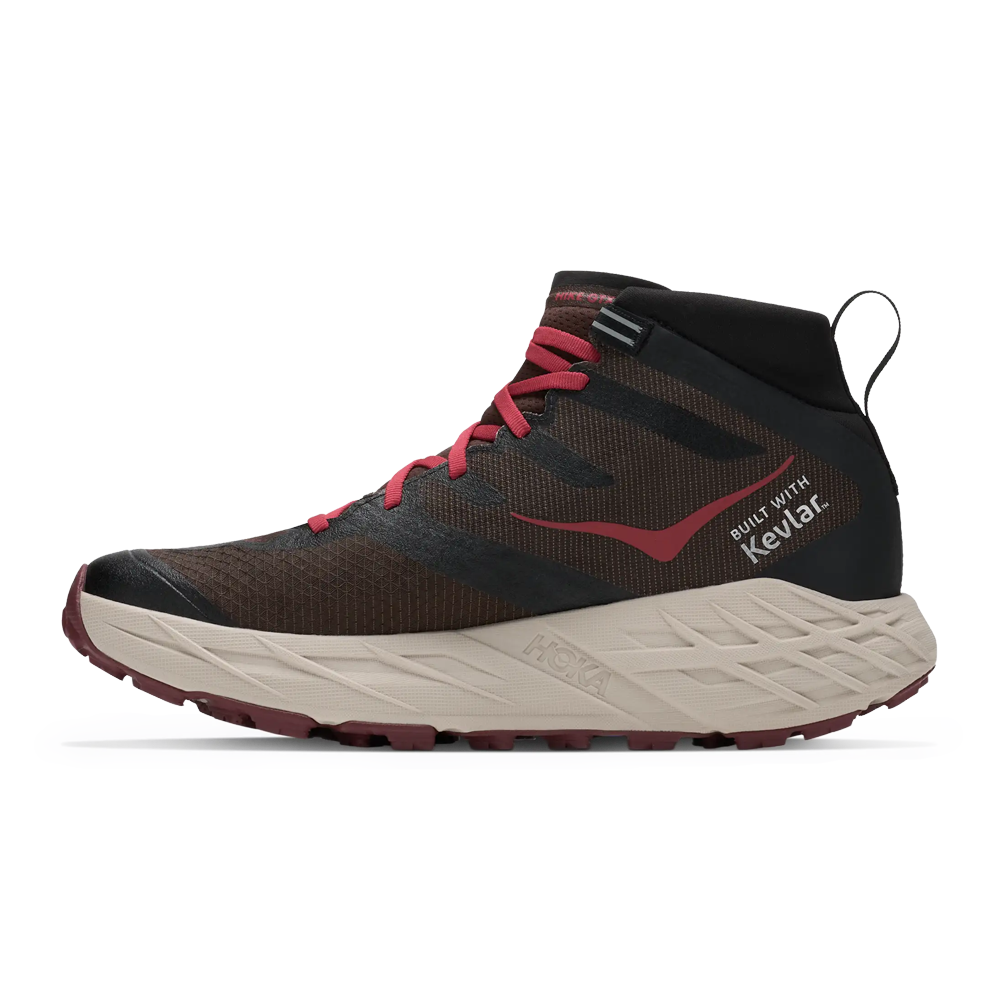 HOKA Speedgoat 7 Hike GORE-TEX Men's Hiking Shoes - Spiced Chocolate/River Rock Grey