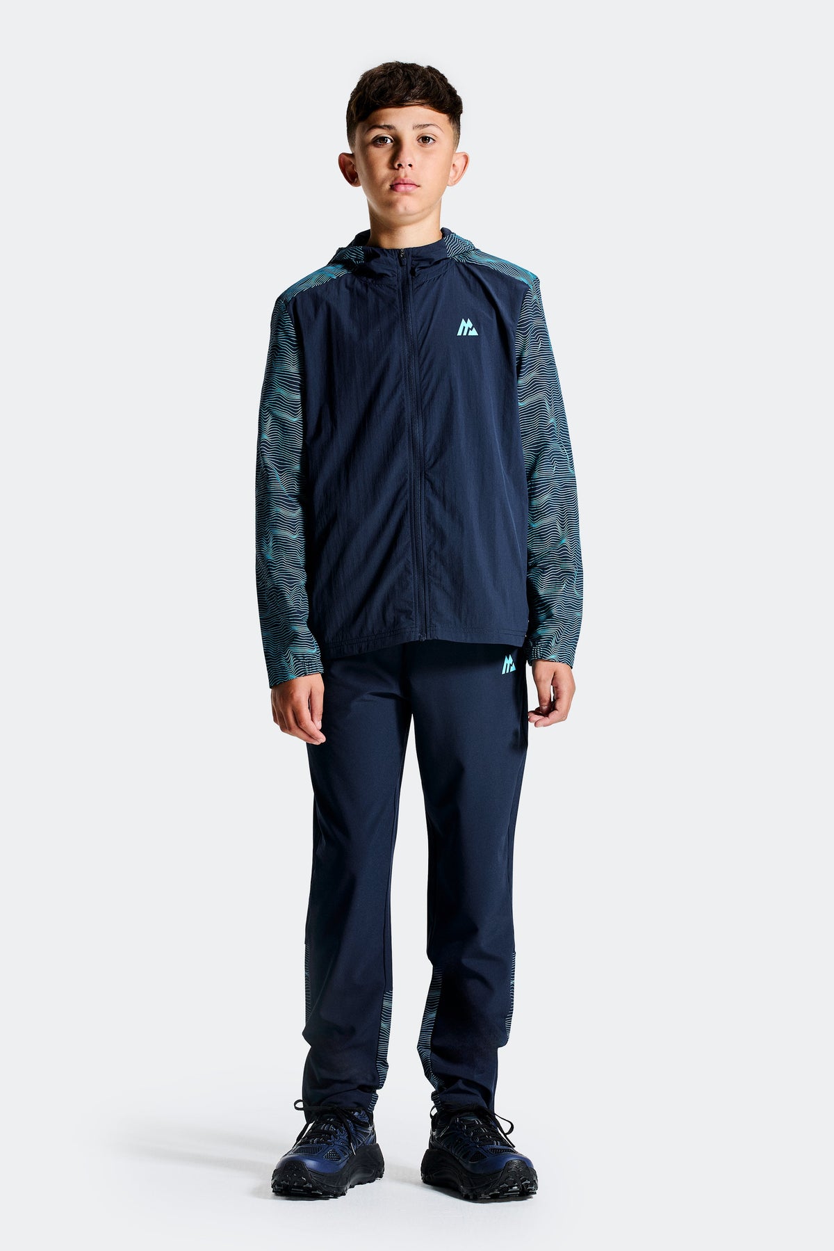 Montirex Junior Energy Pant - Midnight Blue Neon Sky
