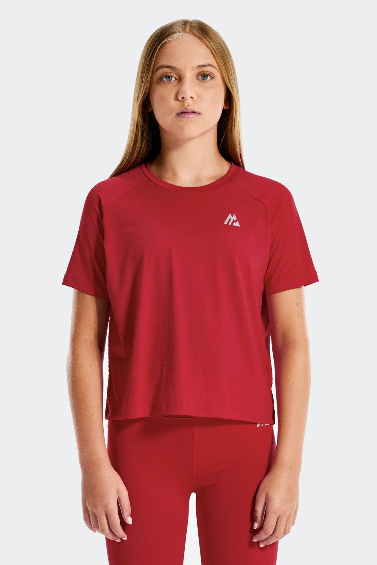 Montirex Girls' Energy T-Shirt - Cherry Red