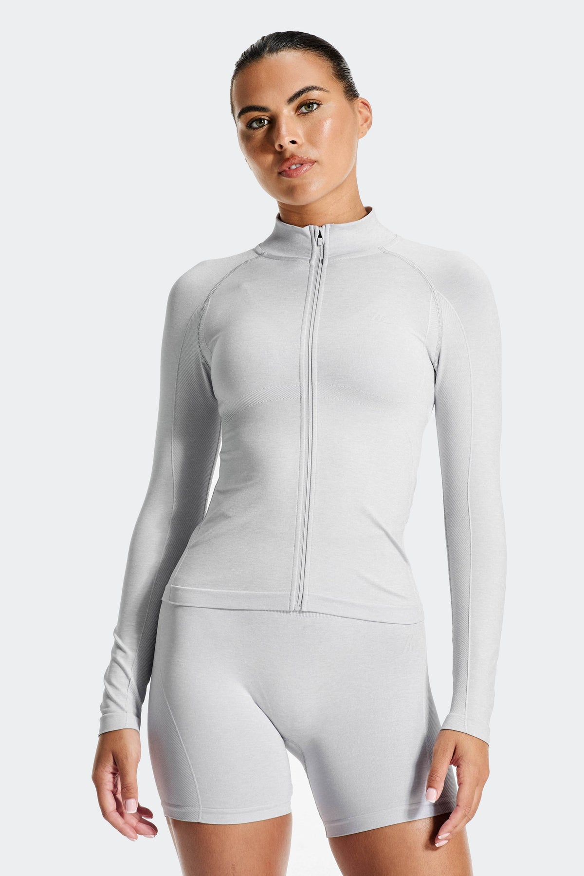Montirex Women's Muse Seamless Full Zip - Grey
