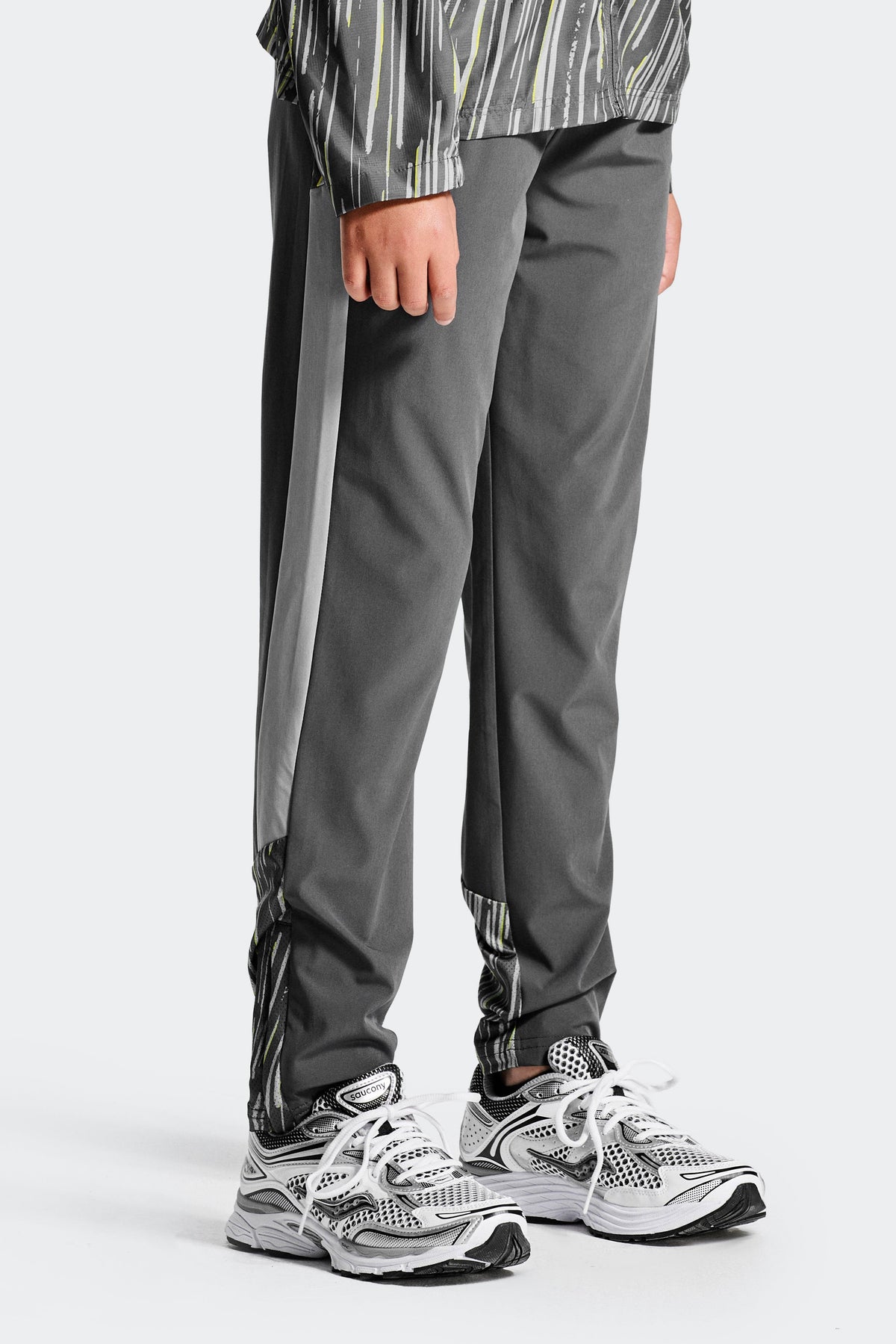 Montirex Junior Vigour Pant - Asphalt Platinum Grey Blazing Yellow