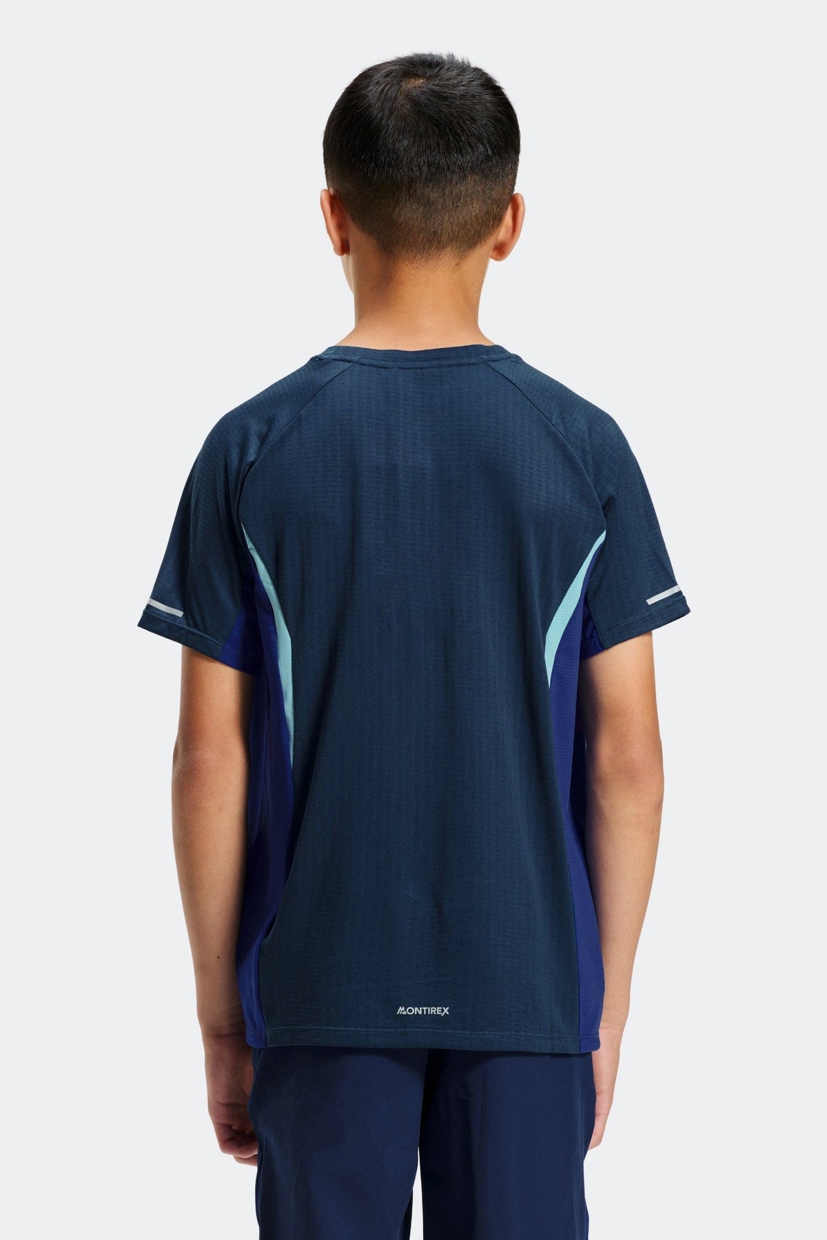 Montirex Junior MTX Run Apollo T-Shirt - Deep Water Cosmic Blue Splash
