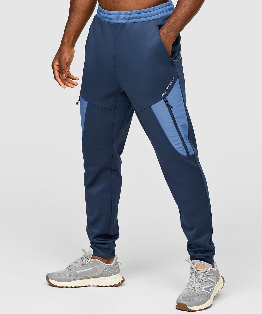 MONTERRAIN EXPLORER POLY FLEECE JOGGER - SPELLBOUND / BLUE HORIZON