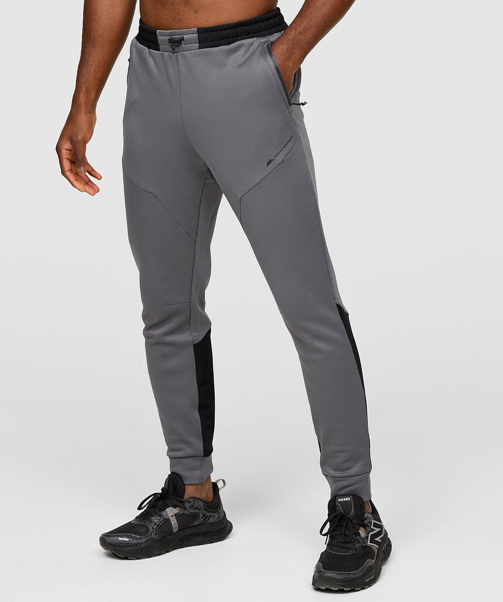 MONTERRAIN SPEED 2.0 POLY FLEECE JOGGER - IRONGATE / JET BLACK