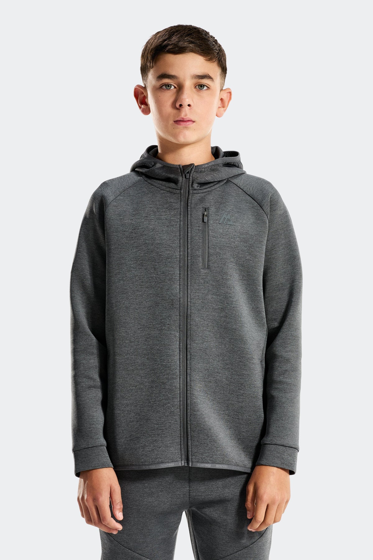 Montirex Junior Reset Hoodie - Cement Grey Marl