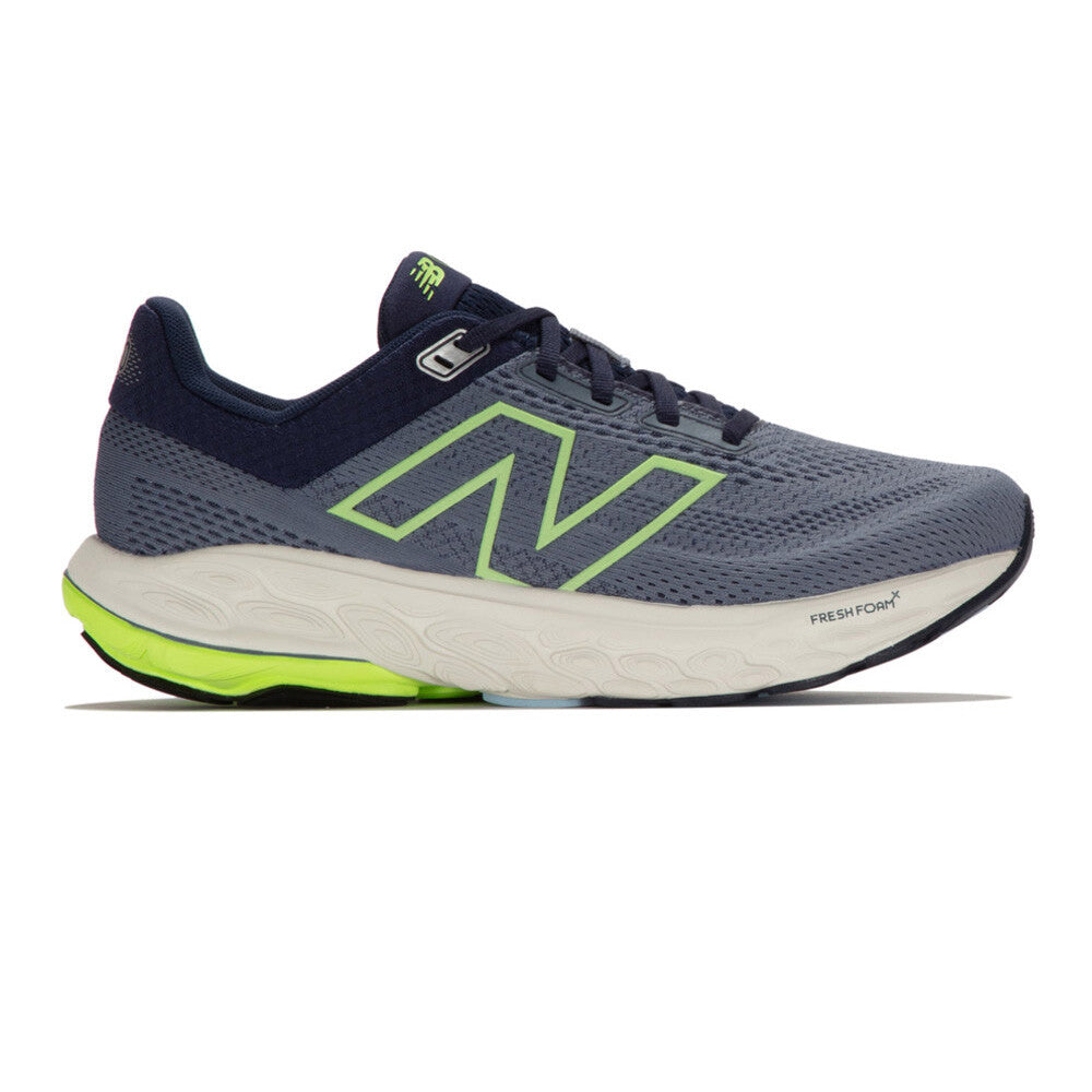 New Balance Fresh Foam X 860v14 Men's Running Shoes - Arctic Grey/Bleached Lime Glo/Navy